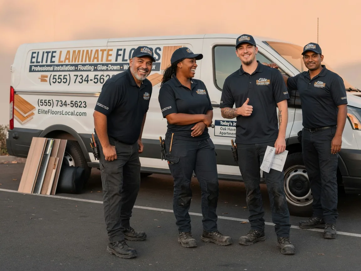 Laminate flooring installation company in Fort Necessity, LA